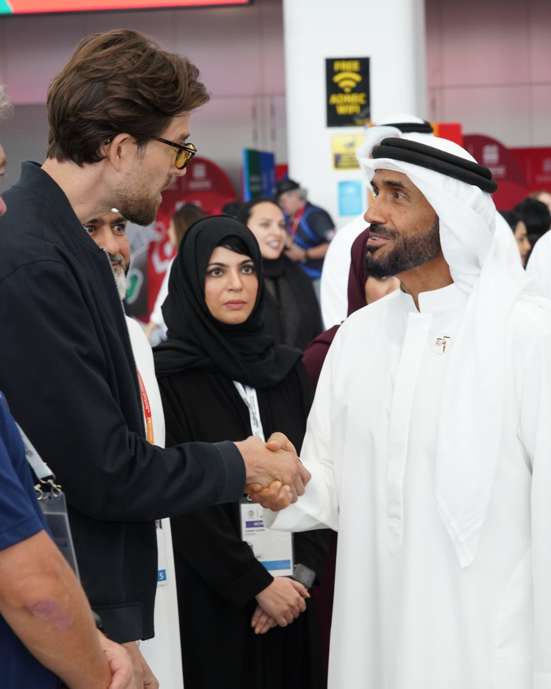 Diego Carrete at a major wellness event in the UAE